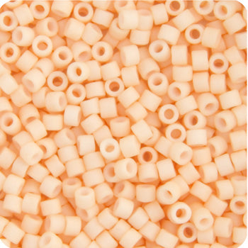 Miyuki Delica 11/0 5.2g Vial Light Peach Opaque Matte