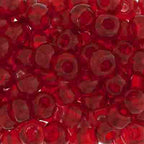 Czech Seed Bead 2/0 22g Vial Transparent GARNET