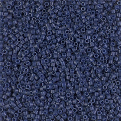 Miyuki Delica 11/0 5.2g Vial Navy Blue Opaque Dyed Duracoat