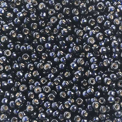 Miyuki Seed Bead 11/0 Vial Duracoat Indigo Navy Blue Silver Lined
