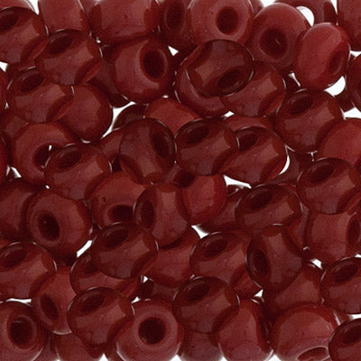 Czech Seed Bead 2/0 22g Vial Opaque DARK RED
