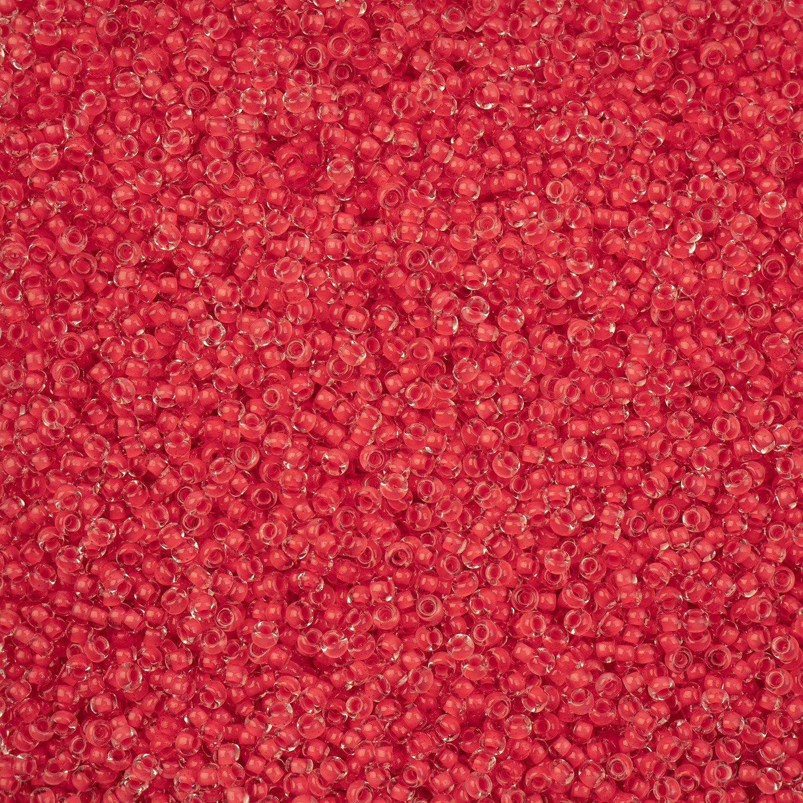 Czech Seedbead 10/0 Terra Intensive Color Lined Red