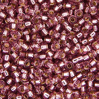 Miyuki Seed Beads 15/0 Smoky Amethyst Silver Lined