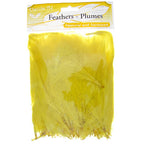 Marabou Feathers 4-6in Yellow