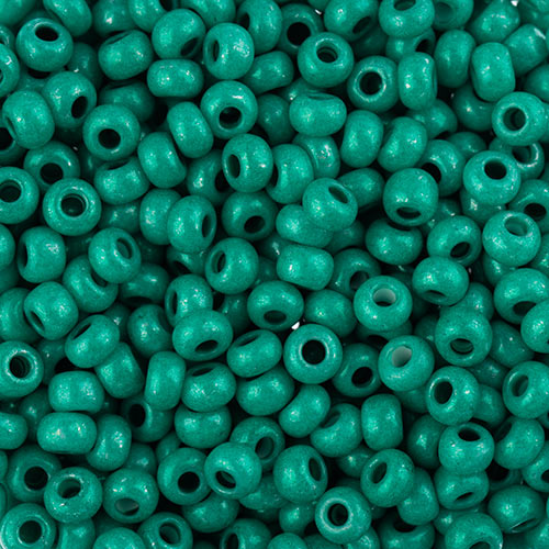 Czech Seedbead 8/0 Terra Intensive Dark Green
