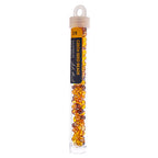 Czech Seed Bead 2/0 22g Vial TOPAZ Luster   MIX
