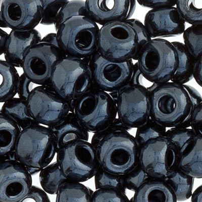 Czech Seed Bead 2/0 22g Vial Metallic GUNMETAL