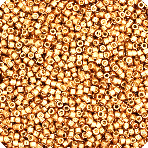 Miyuki Delica 11/0 5.2g Vial Duracoat Galvanized Champagne