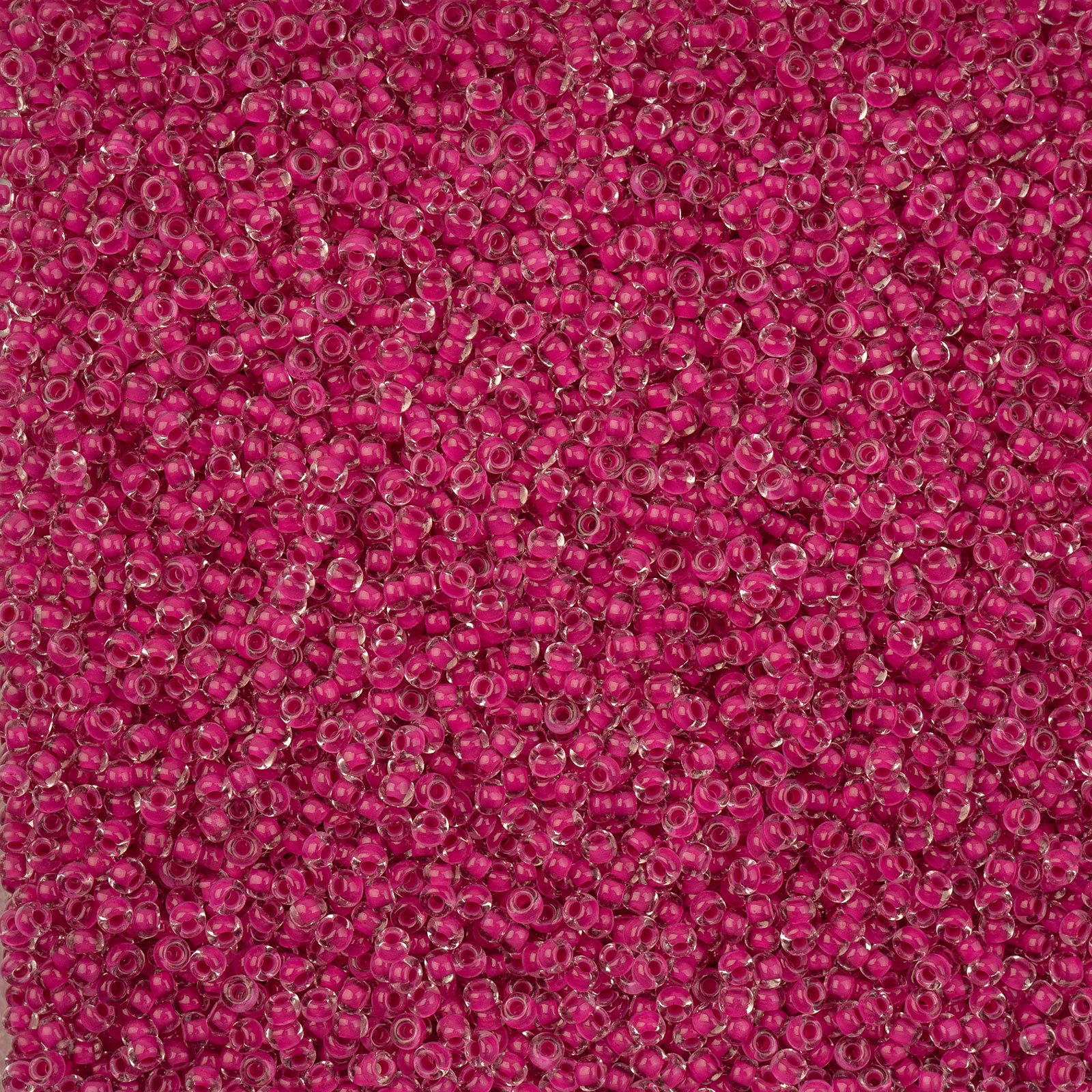 Czech Seedbead 10/0 Terra Intensive Color Lined Pink