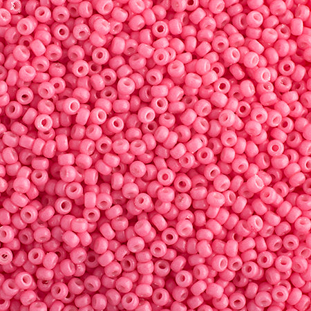 Miyuki Seed Beads 11/0 Bubblegum Pink Opaque Duracoat