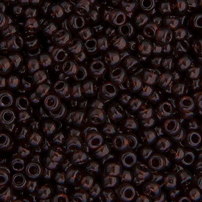 Miyuki Seed Beads 11/0 Chocolate Brown Transparent