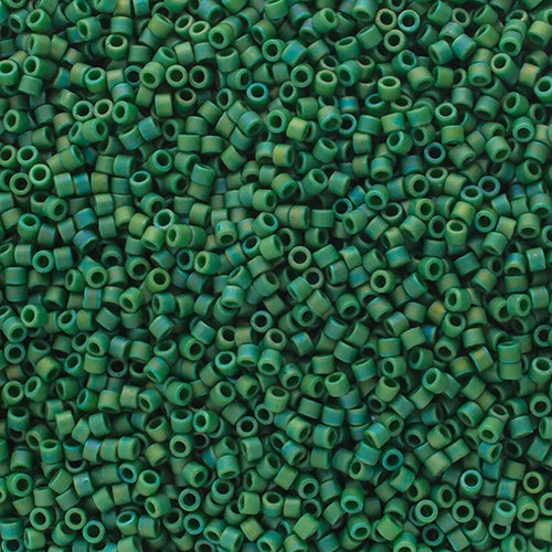 Delica Bead 11/0 FRGL Green Pine Matte AB