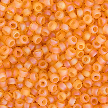Miyuki Seed Bead 11/0 Vial Lt.Topaz Transparent AB Matte