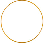 Metal Rings 2in (51mm) Brass 100pcs