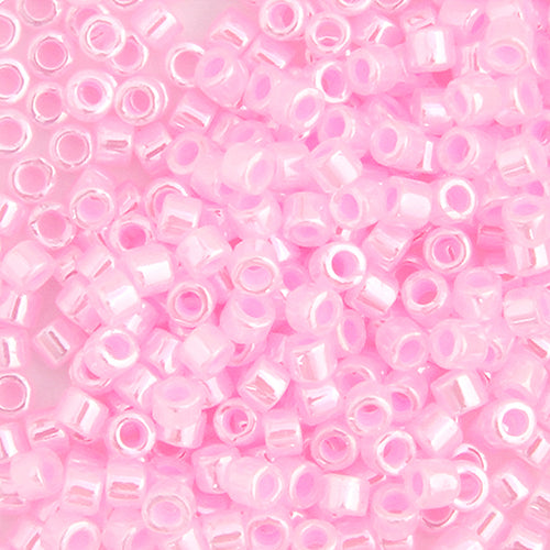 Delica Bead 11/0  LT. Crystal Pink Ceylon Lined