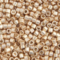 Delica Bead 11/0  Champagne Opaque  Galvanized