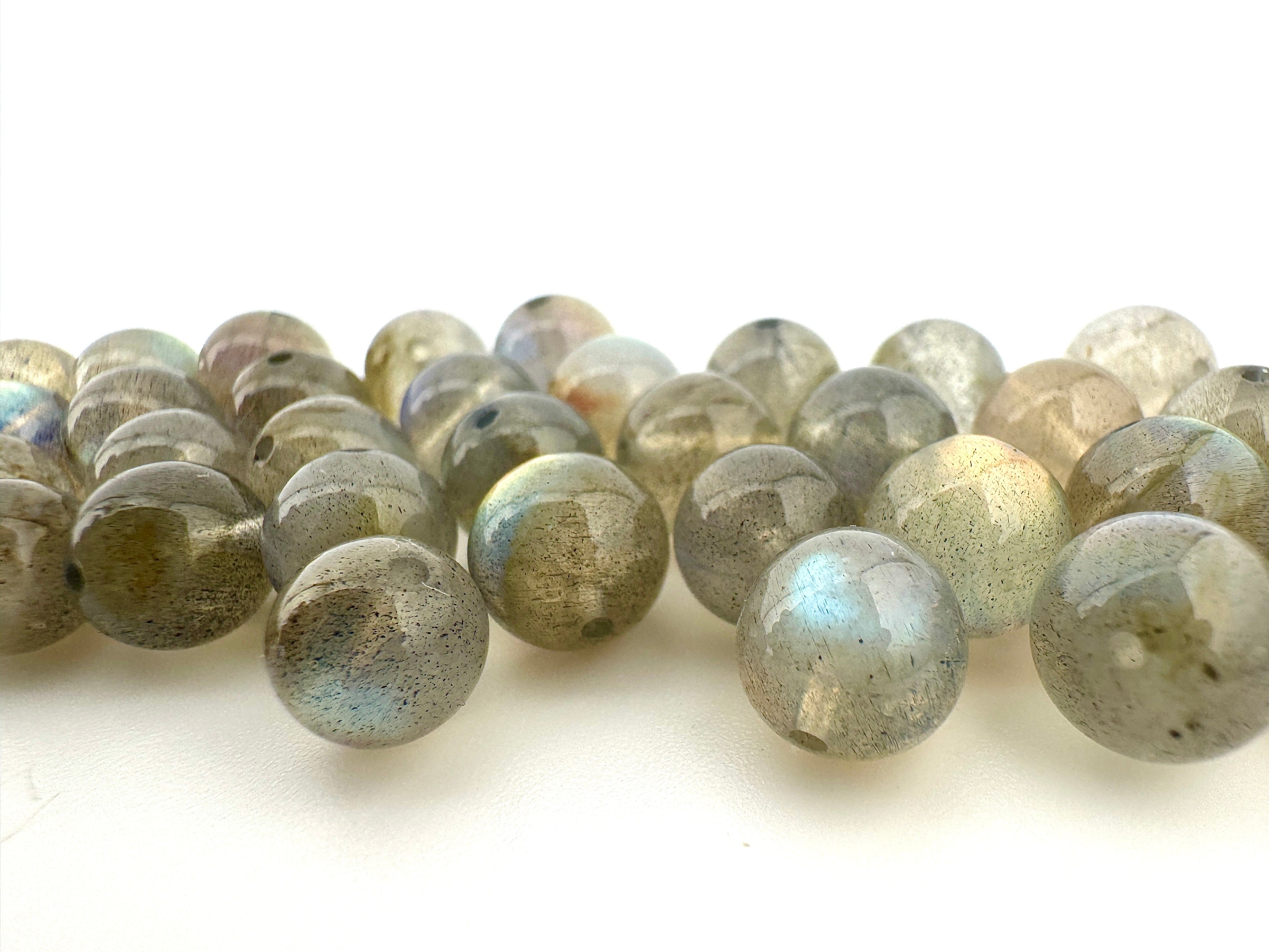 Labradorite Beads Available in 4mm, 6mm, 8mm, 10mm Sizes