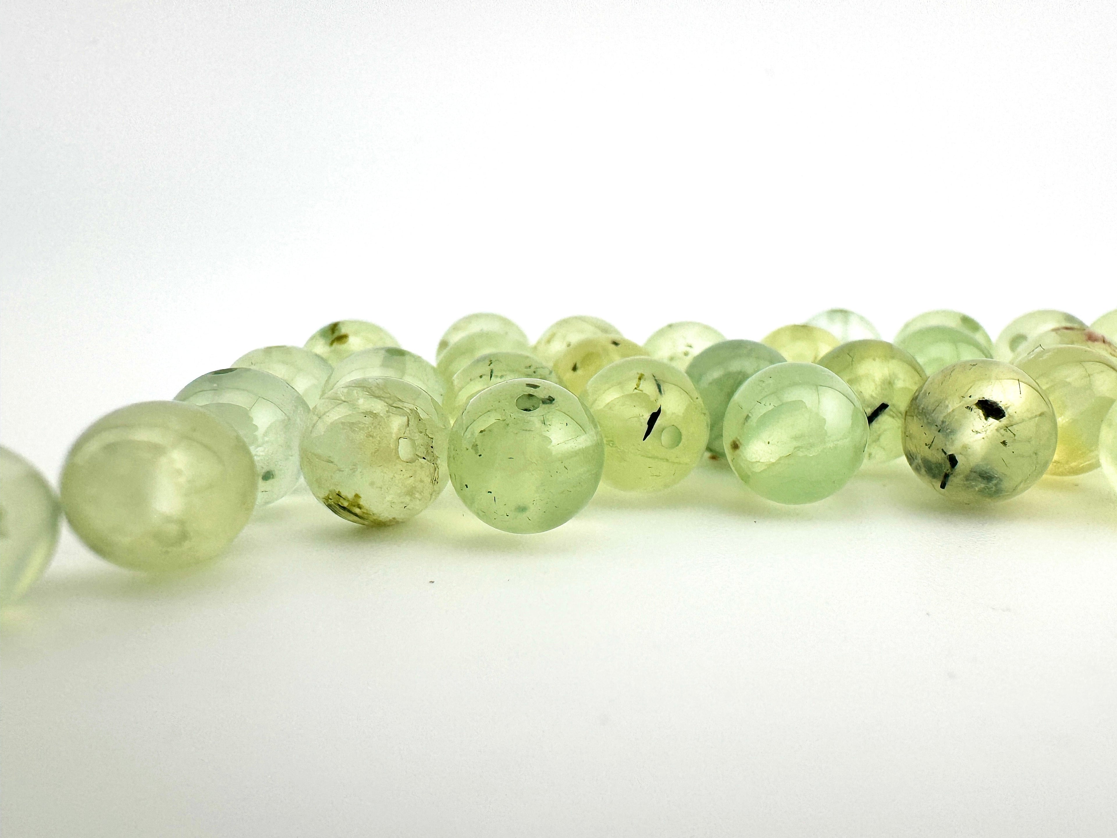 Prehnite Beads Available in 6mm, 8mm Sizes