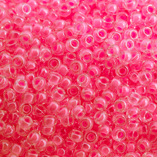 Miyuki Seed Beads 11/0 Pink Luminous Neon C/L