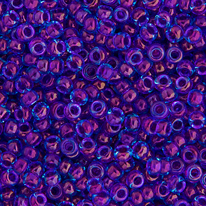 Miyuki Seed Beads 15/0 Aqua Fuchsia Lined Lus