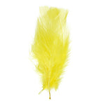 Marabou Feathers 4-6in Yellow