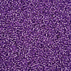 Czech Seed Bead 11/0 Silver Lined Grape Solgel 250g