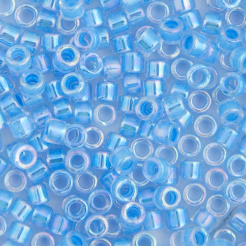 Delica Bead 11/0  LT. Blue AB Lined