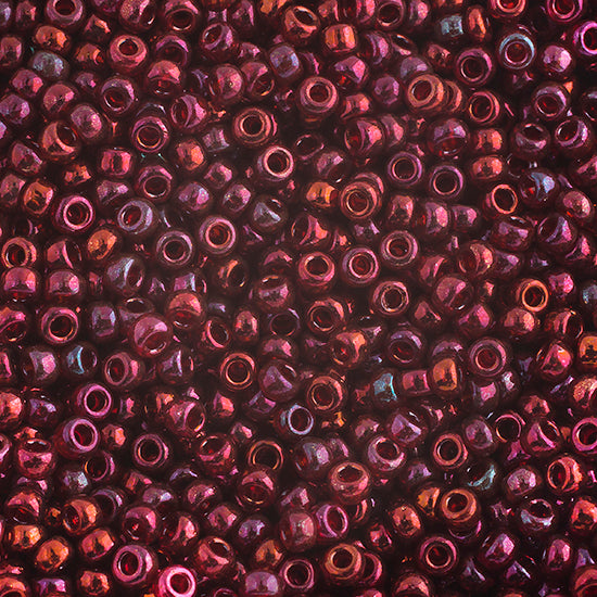 Miyuki Seed Bead 15/0 Vial Burgundy Gold Luster