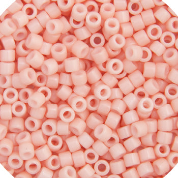 Delica Bead 11/0  Salmon Pink Opaque  Glazed Luster