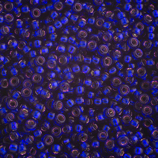 Miyuki Seed Beads 6/0 Silver Lined Dark Violet