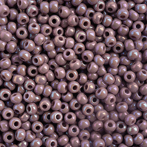 Czech Seed Bead 10/0 Opaque MAUVE AB 22g Vial