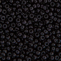 Miyuki Seed Beads 6/0 Black Opaque