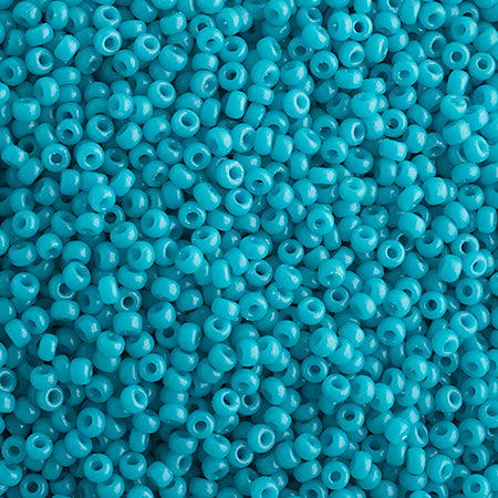 Miyuki Seed Beads 15/0 Deep Icy Blue Opaque Duracoat