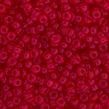 Miyuki Seed Beads 6/0 Ruby Transparent