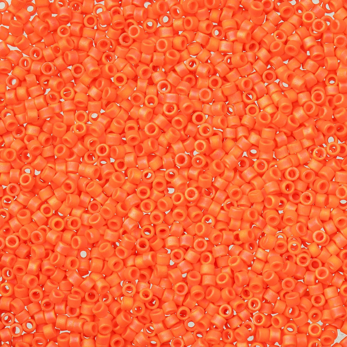 Miyuki Delica 11/0 5.2g Vial Orange Opaque AB Matte