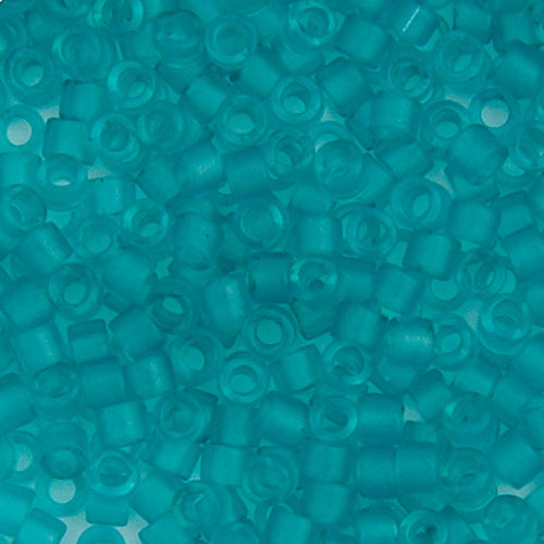 Delica Bead 11/0  Green Teal TR. Matte-