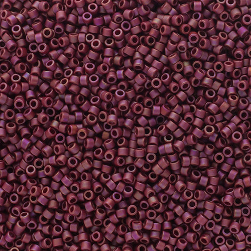 Delica Bead 11/0 FRGL Pink Rosewood Matte AB
