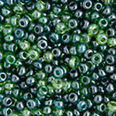 Czech Seed Bead 2/0 22g Vial SEAGREEN Luster   MIX