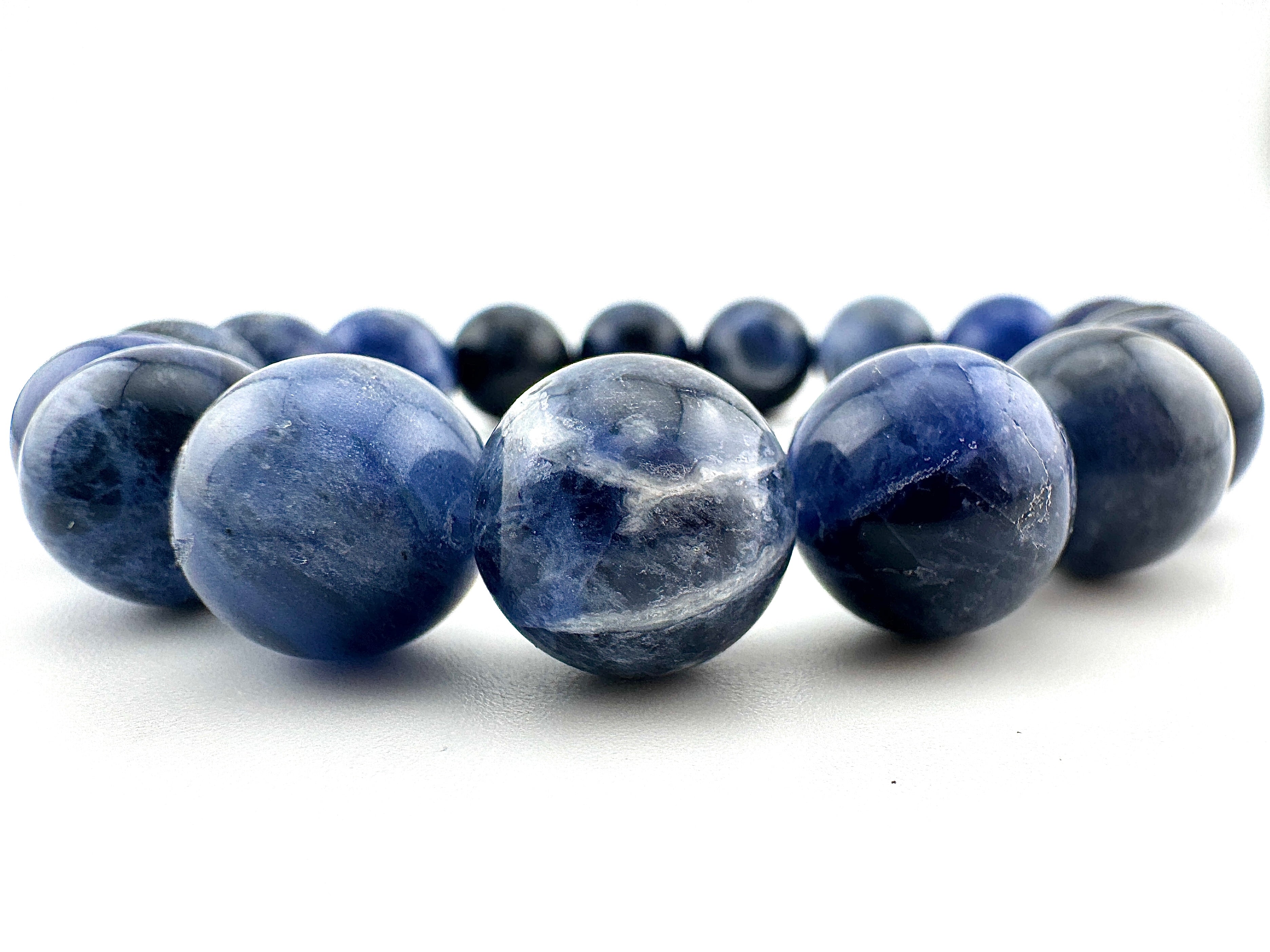 Sodalite Bracelet Available in 6mm, 8mm, 10mm, 12mm, 14mm Sizes