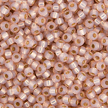 Miyuki Seed Beads 11/0 Blush Silver Lined Alabaster