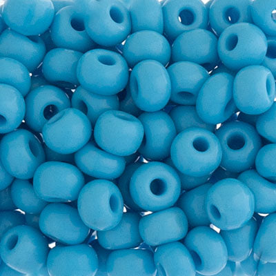 Czech Seed Bead 2/0 22g Vial Opaque Light  BLUE