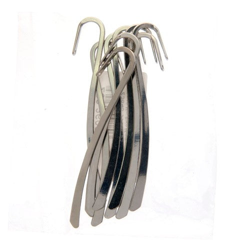 Bookmark Mini Plain 85mmm Nickel Color 10 pcs