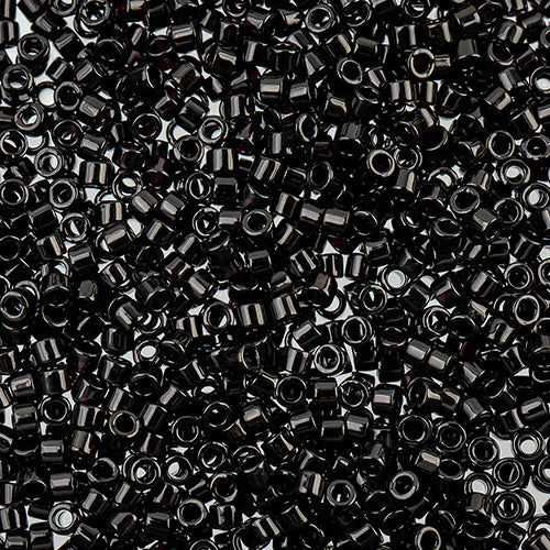 Delica Bead 11/0  BLACK Opaque  50G