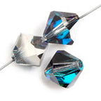 Preciosa Czech Crystal Bermuda Blue Bicone 4mm 