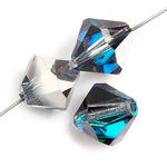 Preciosa Czech Crystal Bermuda Blue Bicone 4mm 
