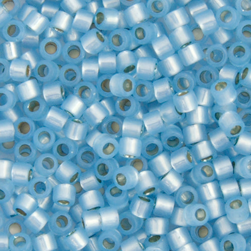 Miyuki Delica 11/0 5.2g Vial Aqua Alabaster Opal Silver Lined