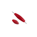 Spaghetti 19x6mm Opaque Red
