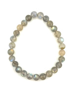 Labradorite Bracelet Available in 4mm, 6mm, 8mm, 10mm Sizes