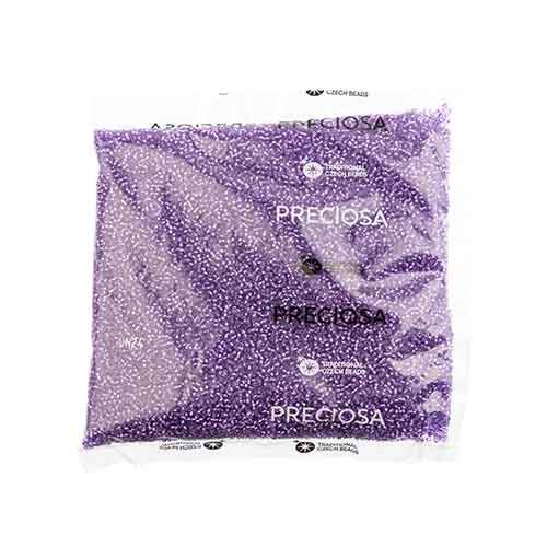 Czech Seed Bead 11/0 Silver Lined Grape Solgel 250g