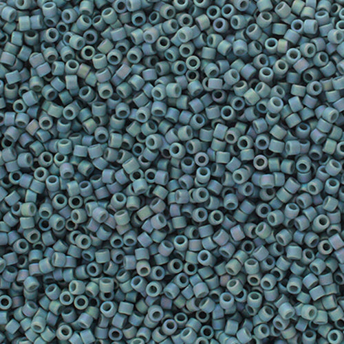 Delica Bead 11/0 FRGL Grey Matte AB